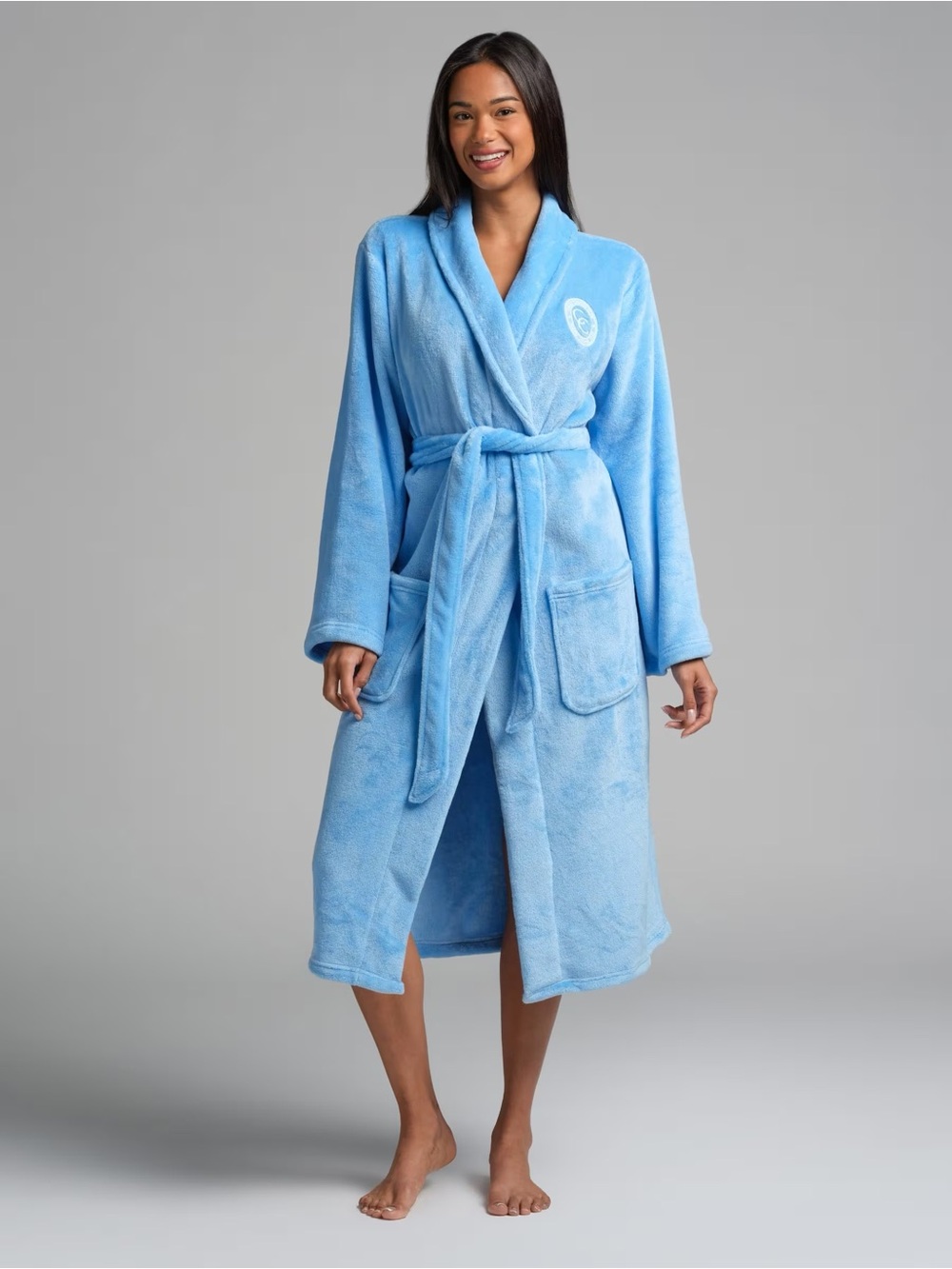 Comfrt Dreamday Plush Robe in Paris Blue